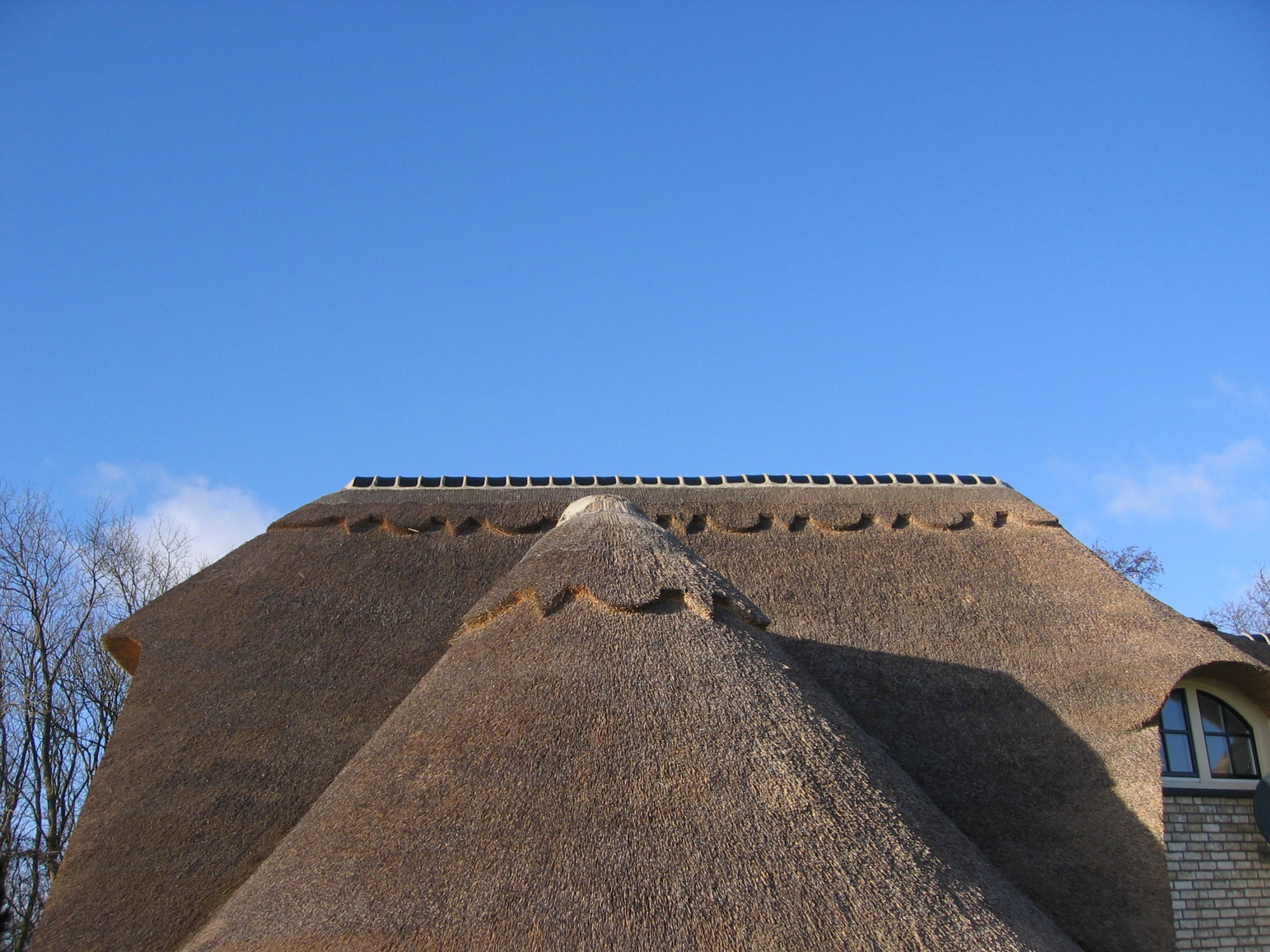 Sierlijke nokafwerking